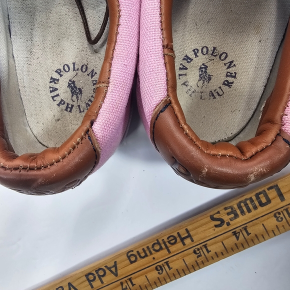 Polo by Ralph Lauren Pink Canvas Men's Shoes Size 9 - Picture 5 of 14